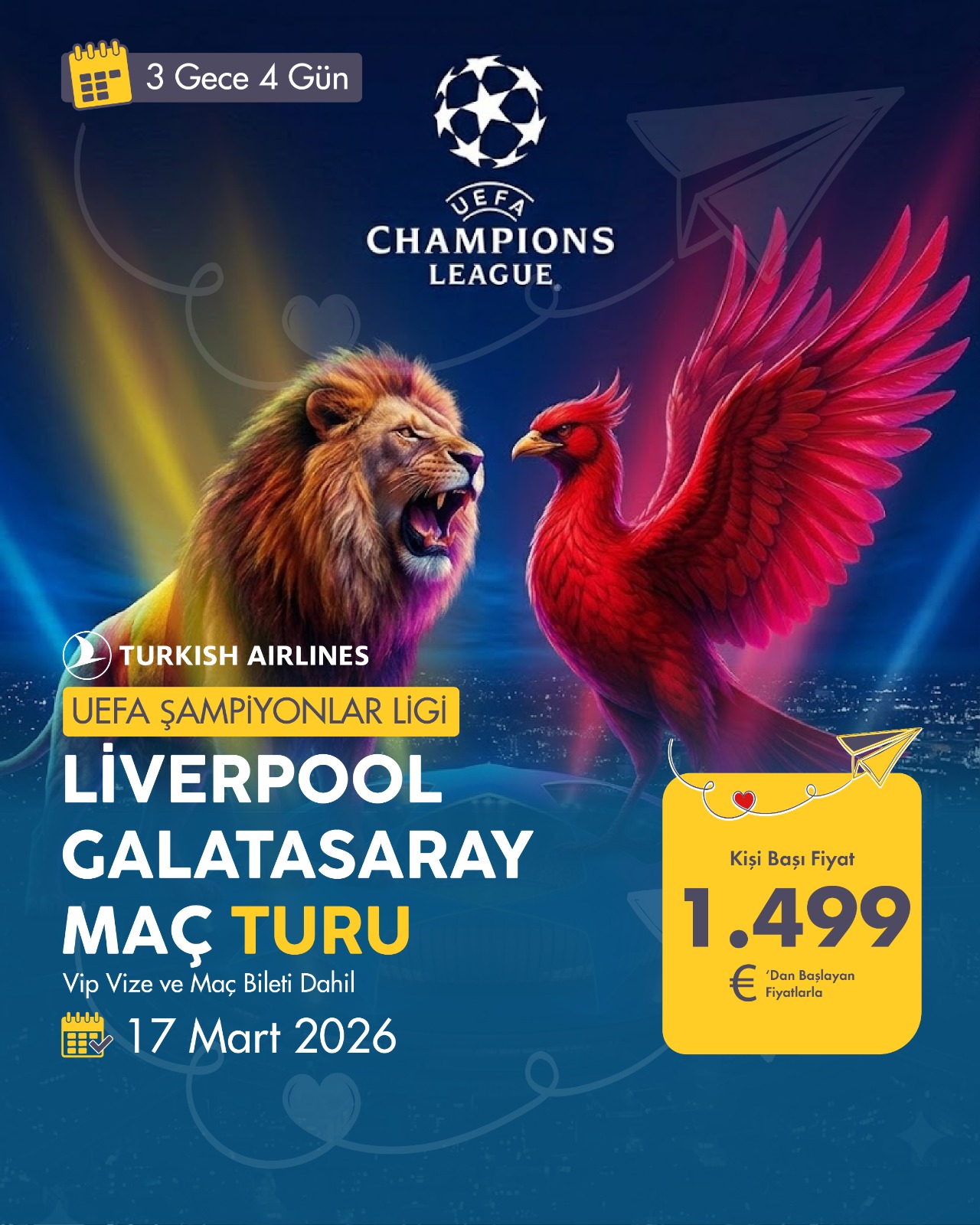 ⚽ UEFA Şampiyonlar Ligi 🇬🇧 Liverpool (2) & Londra (1)  📅 17 Mart 2026 Hareket
